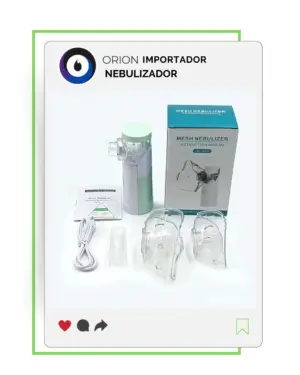 Nebulizador portátil de malla ultrasónico para adultos y niños - Alivia afecciones respiratorias con vapor fino en casa