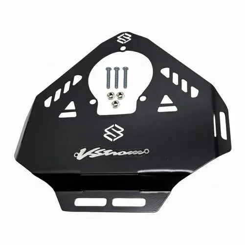 Parrilla de tanque para moto Suzuki Vstrom 160 en acero inoxidable - Protege la pintura contra rayones y transporta equipaje ligero