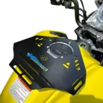 Parrilla de tanque para moto Suzuki Vstrom 160 en acero inoxidable - Protege la pintura contra rayones y transporta equipaje ligero - Imagen 3