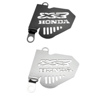 Protector de caliper de acero inoxidable MotoSteel - Protege el sistema de frenos delantero contra impactos y corrosión