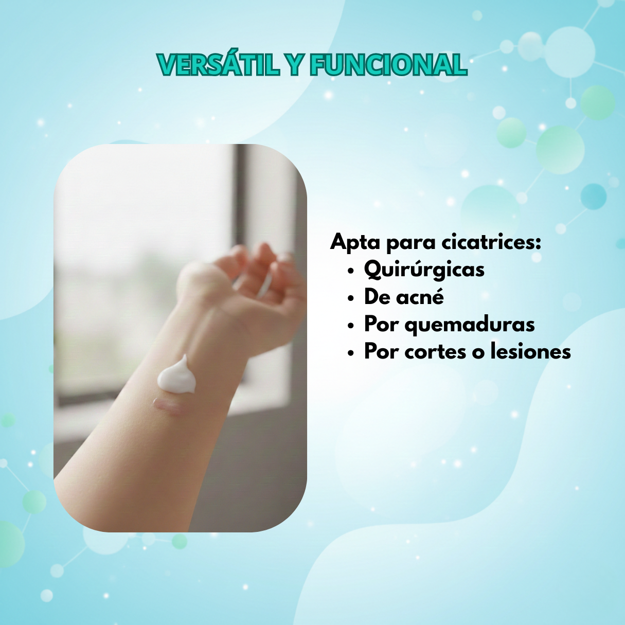 Crema Repa. Cicatrices, Manchas Silicone - Imagen 3