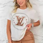 Conjunto Bermuda Louis Vuitton Laser para mujer en licra algodón - Disfruta frescura y comodidad diaria en tus viajes o salidas casuales - Imagen 2