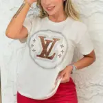 Conjunto Bermuda Louis Vuitton Laser para mujer en licra algodón - Disfruta frescura y comodidad diaria en tus viajes o salidas casuales - Imagen 3