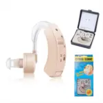 Set x2 Amplificador de sonido retroauricular para pérdida auditiva leve - Recupera la claridad en tus conversaciones diarias