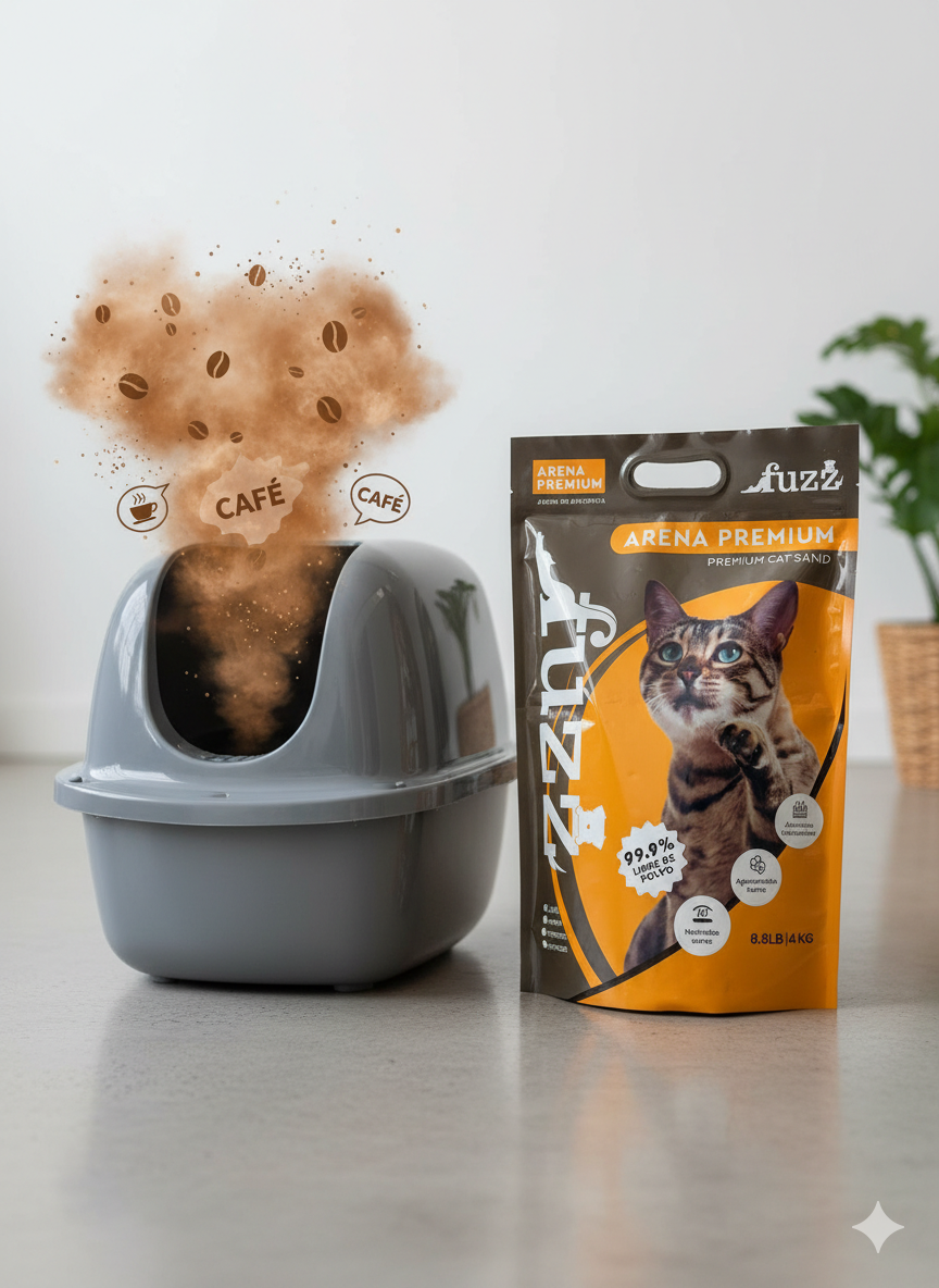 Arena Premium para Gato Marca Fuzz