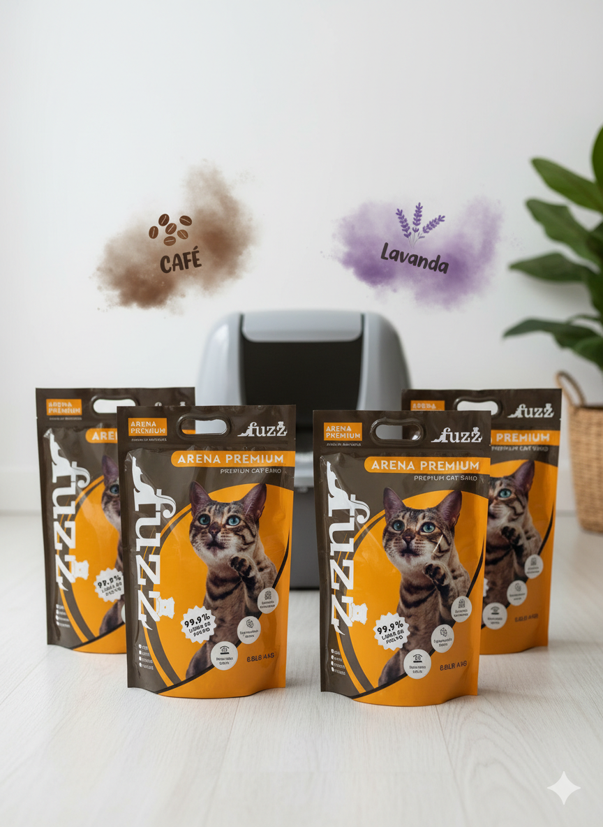 Arena Premium para Gato Marca Fuzz