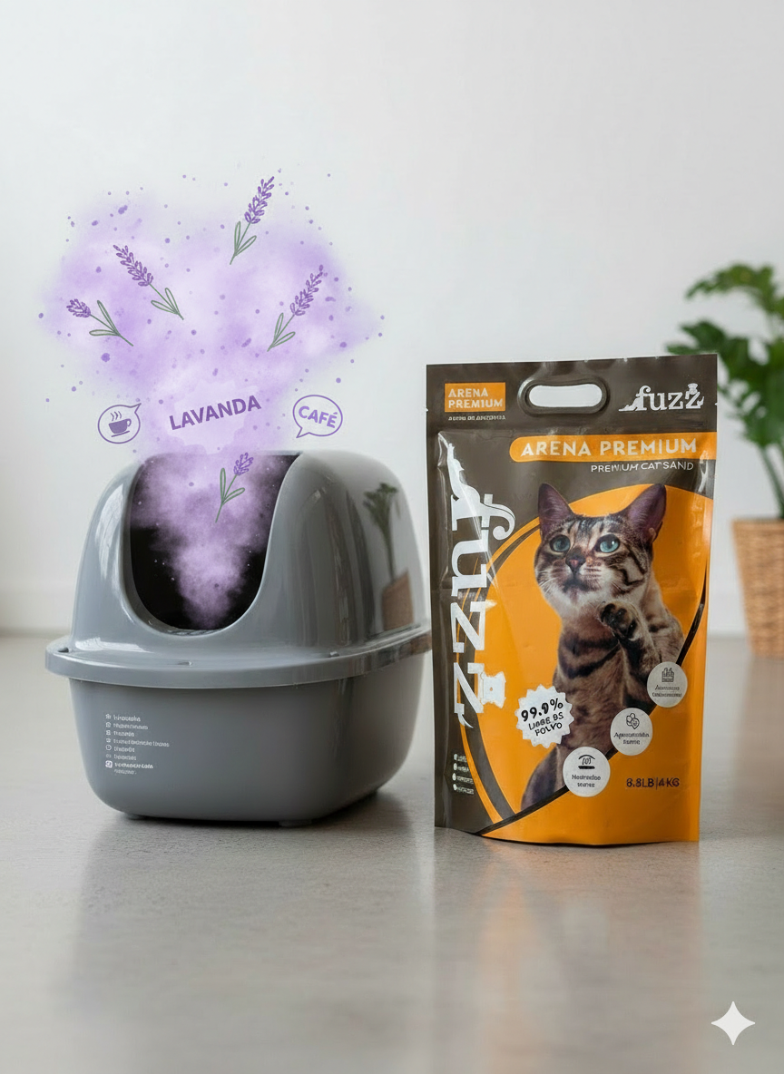 Arena Premium para Gato Marca Fuzz