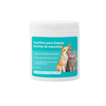 Set x2 Toallitas dentales para perros y gatos en formato dedal - Remueven placa y sarro mientras mejoran el aliento - Imagen 2