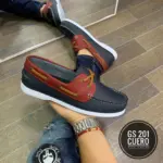 Sperry Azul con Rojo Cuero - Imagen 3