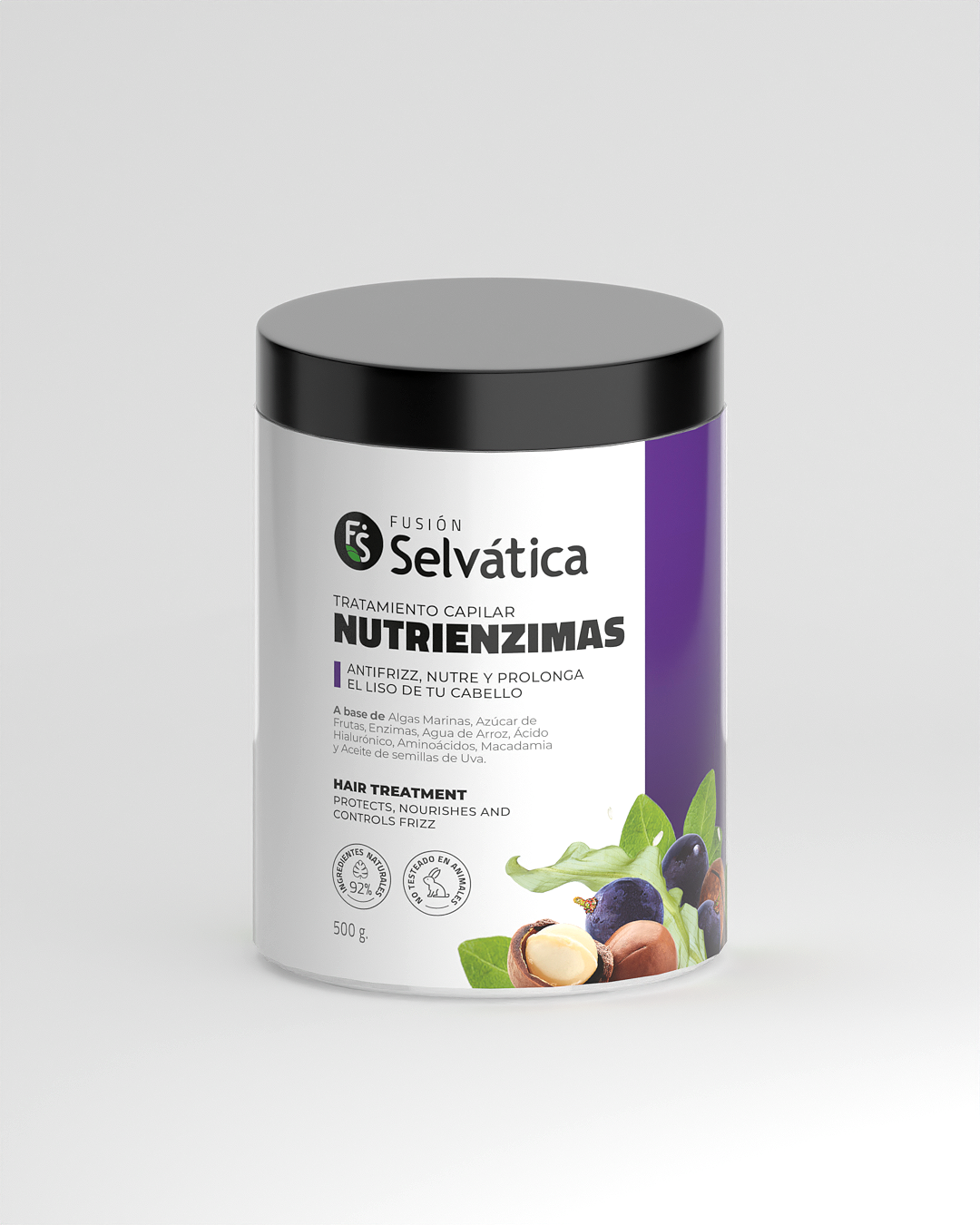 Set x3 tratamiento capilar Adiós Frizz con nutrienzimas