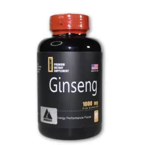 Suplemento de Ginseng natural 100 perlas - Aumenta tu energía física y reduce el cansancio diario