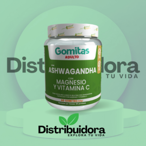 Gomitas de Ashwagandha y Magnesio Naturales - Reducen el estrés y mejoran el descanso