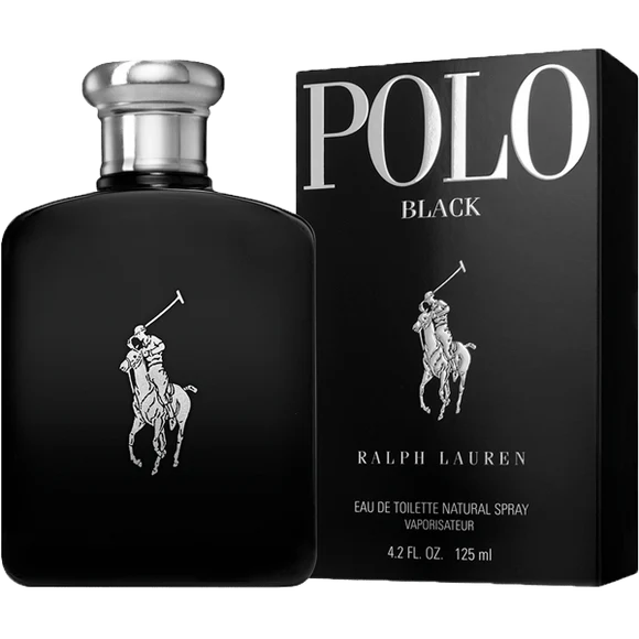 Perfume Ralph Lauren Polo Black 125 ml amaderado - Proyecta una presencia sofisticada y versátil en cada ocasión