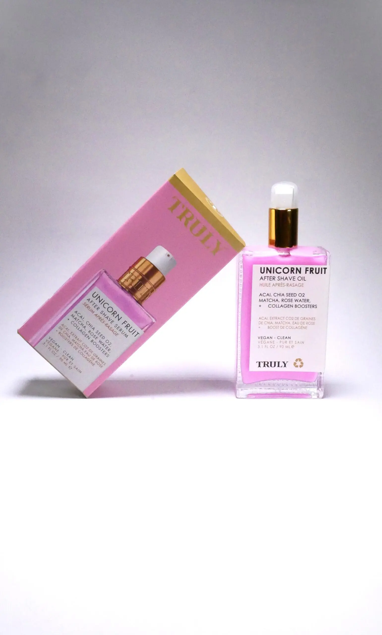 Envase del serum Truly Unicorn