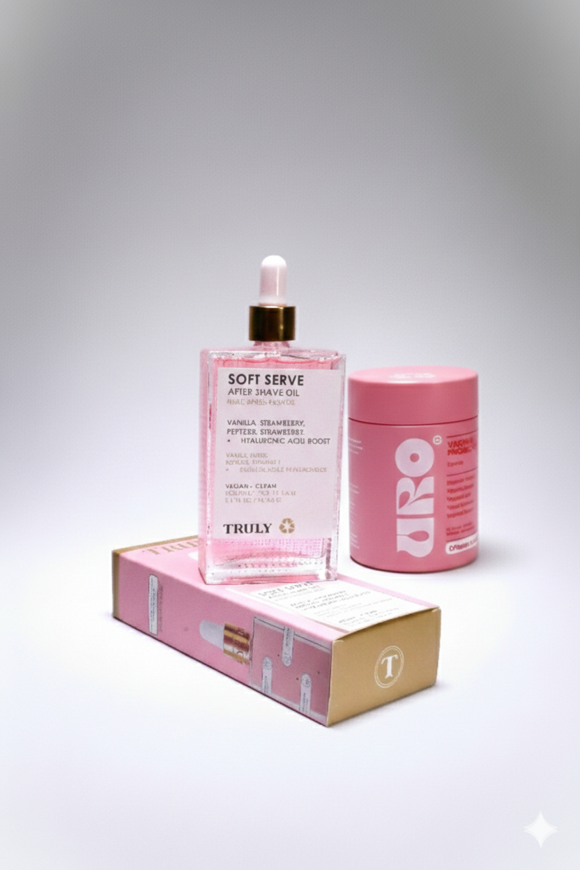 Aceite y serum Truly del combo total care