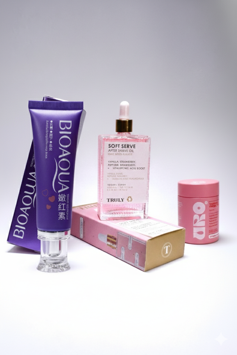 Aceite Truly del combo íntimo completo
