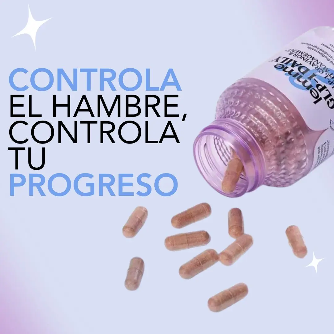 Suplemento dietario Lemme GLP en cápsulas para el control del apetito - Reduce los antojos diarios y recupera el control de tu alimentación