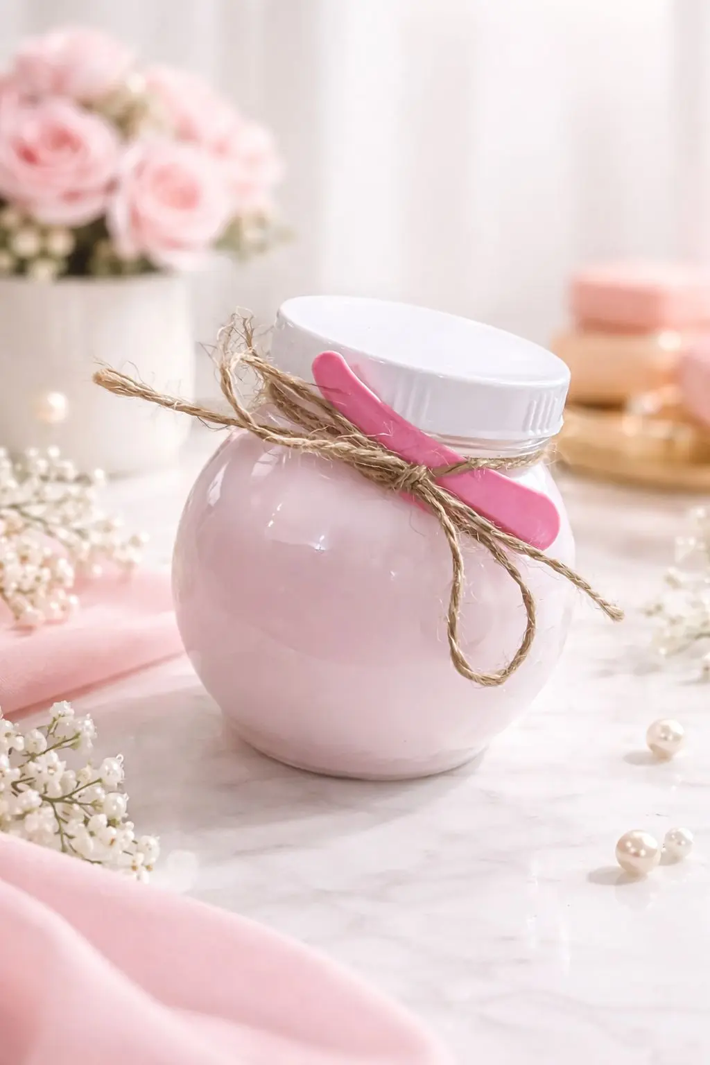 Envase de mantequilla corporal con aroma inspirado en Paris Hilton