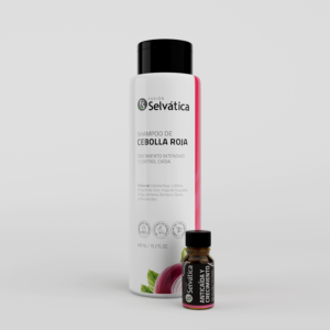 Duo anticaída capilar con shampoo de cebolla roja