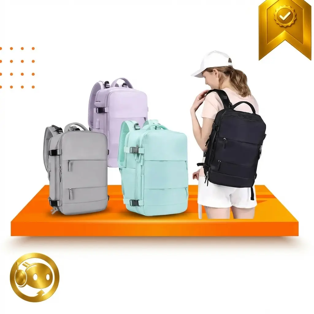 Mochila de viaje con puerto de carga USB