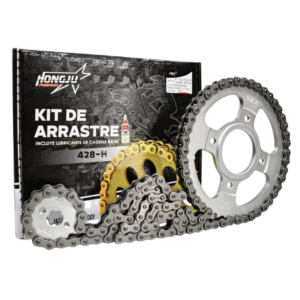Kit de arrastre AKT NKD en acero SAE 1045 con cadena reforzada - mejora la transferencia de potencia y optimiza el desempeño urbano