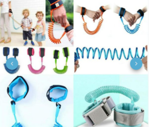 Set x2 Arnés de seguridad para niños antiperdidas con correa extensible - Evita extravíos accidentales en lugares concurridos