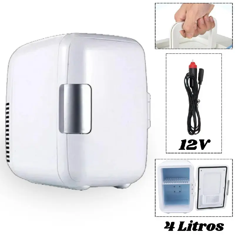 Mini Nevera Refrigerador 4 Litros Blanca