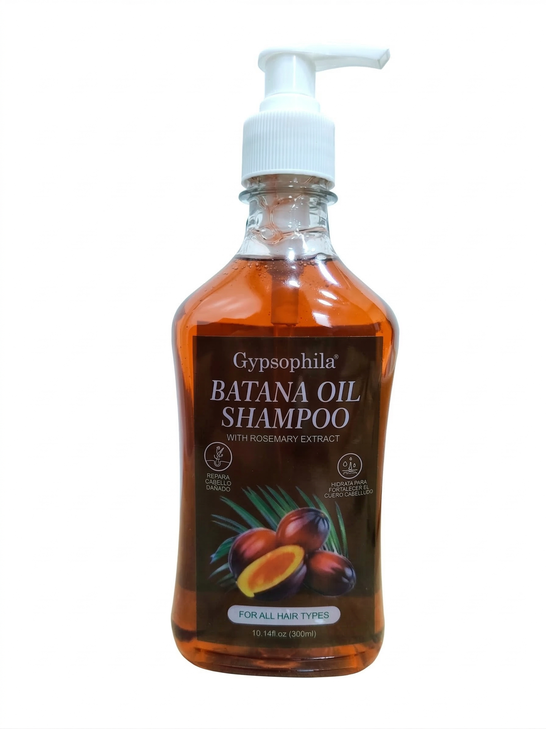 Envase del shampoo de batana