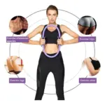 Aro mágico de pilates flexible con almohadillas acolchadas ergonómicas laterales