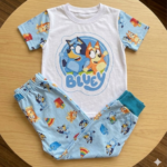 Pijama para niño de Bluey y Bingo en tela suave - Garantiza noches de descanso fresco y cómodo - Imagen 3