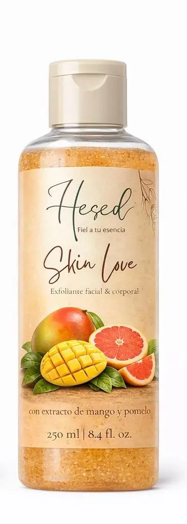 Textura del exfoliante facial gel fluido