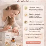Envase del aceite anticólicos para bebé