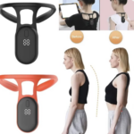 Corrector de postura inteligente con sensor de biofeedback y pantalla digital