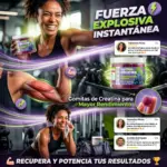 Set dos frascos de gomitas de creatina Zupi Prime sabor uva para mejorar fuerza y recuperación muscular en deportistas.