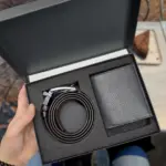 Set de Regalos para Hombres con Billetera y Cinturón en Caja - Eleva tu estilo diario con accesorios elegantes - Imagen 3