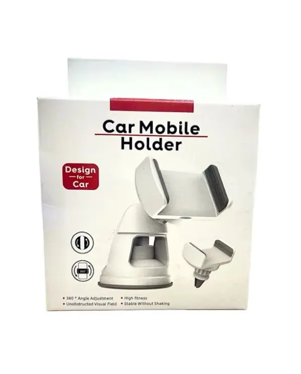 Rotación de 360 grados y brazo articulado del soporte de celular para tablero y vidrio