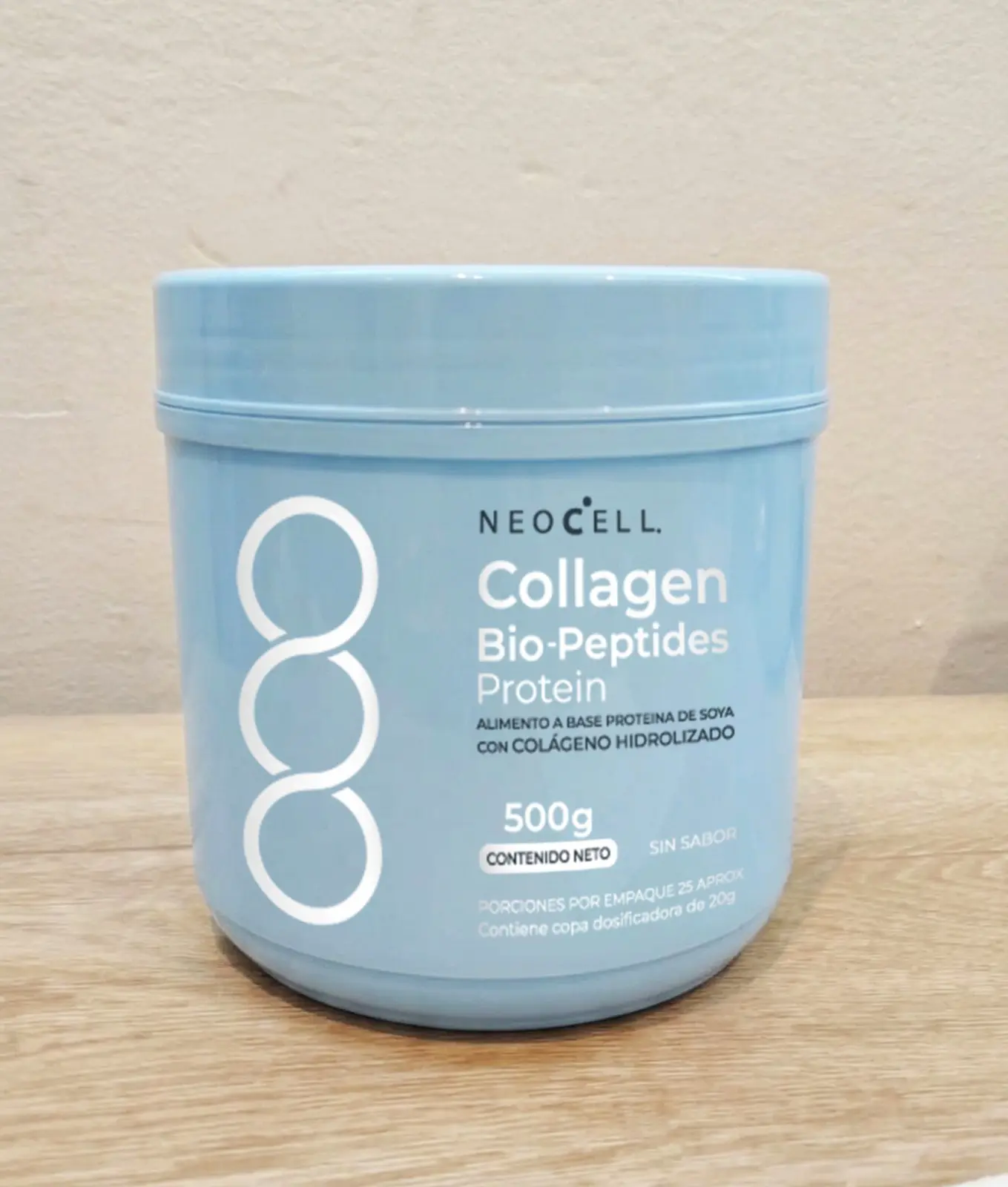 Colágeno hidrolizado bovino en polvo con proteína de soya Neocell 500 g - Nutre tu piel y fortalece tus articulaciones diariamente