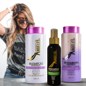 Combo Capilar Crecimiento 3 en 1 - Shampoo, Mascarilla 500ml y Tónico Anticaída
