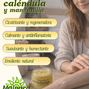 Pomada Calendula y Manzanilla Regenera
