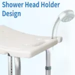 Silla para ducha ortopédica ajustable de aluminio - Brinda estabilidad y seguridad durante el baño diario - Imagen 3