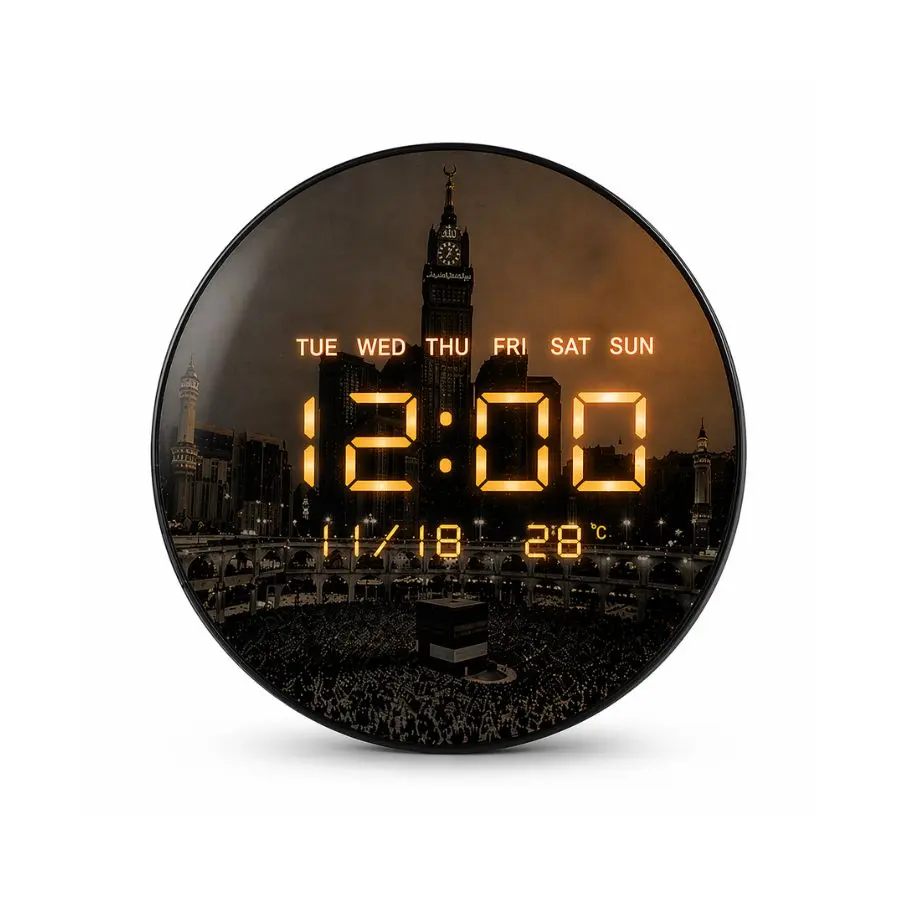 Reloj Digital Led 3D Decorativo Pared - Imagen 2