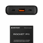 Powerbank Movisun Rocket P11 10000 mAh cargador portátil compacto - Garantiza energía continua para tus dispositivos móviles durante todo el día - Imagen 3