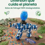 Pistola de hidrogel eléctrica Splatter Ball Blaster para niños - Disfruta juegos activos al aire libre con munición ecológica biodegradable
