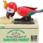 Alcancía electrónica loro roba monedas interactiva - fomenta el hábito del ahorro infantil de forma divertida - Imagen 4