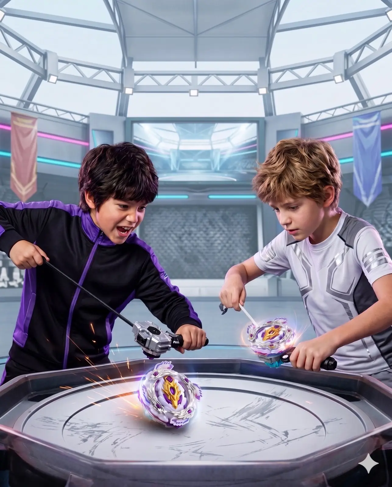Trompo Beyblade de combate con giro izquierdo para niños - Domina la arena con ataques potentes y velocidad superior