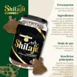 Set x2 Gomas masticables de Shilajit con borojó y chontaduro Jsecom - Revitaliza tu energía diaria de forma natural - Imagen 2