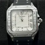 Cartier Santos Importado Goma - Imagen 3