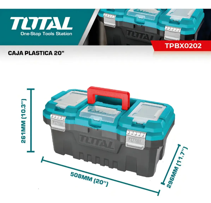 Caja Herramienta 20" Plastica Total - Imagen 4