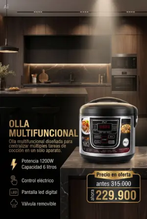 Olla Multifuncional 6 Litros Fly