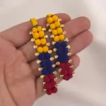 Pulsera tricolor de oro laminado diseño italiano - Muestra tu apoyo nacional con elegancia y distinción diaria - Imagen 3